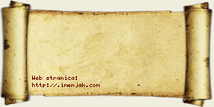 Ana Džaković vizit kartica